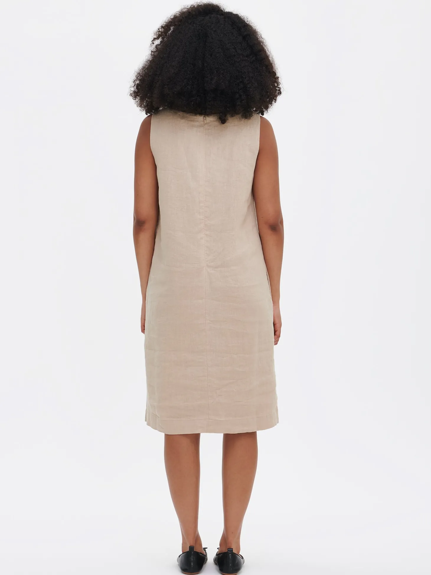 LUOTO pellavamekko - beige