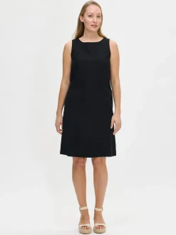 LUOTO pellavamekko - musta