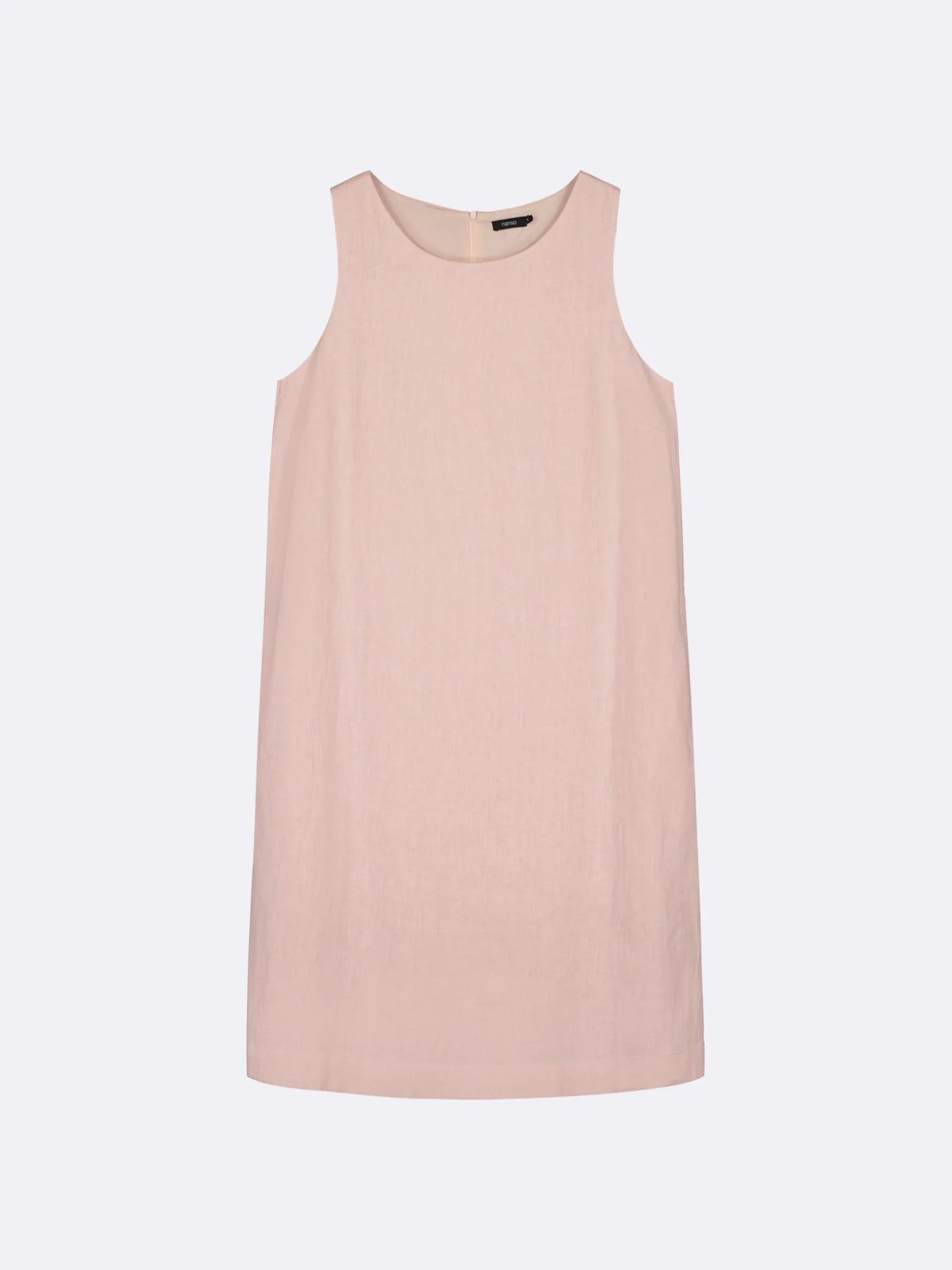 LUOTO pellavamekko - vaaleanpunainen