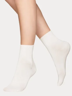LYOCELL sukat, 2 paria - valkoinen