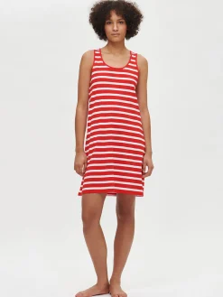 MAININKI hihaton yöpaita - punainen