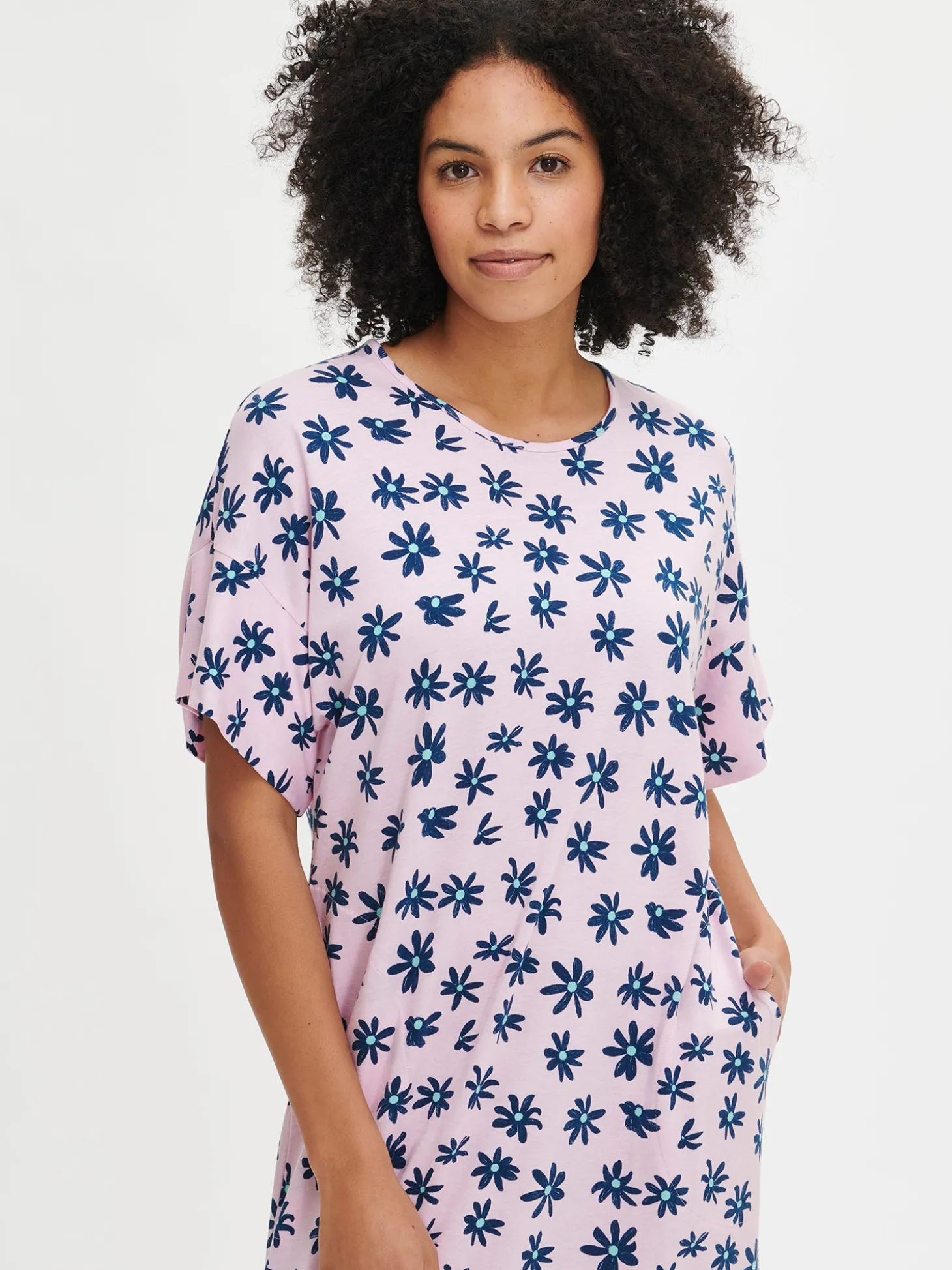 MARKETTA kaftaani - vaaleanpunainen