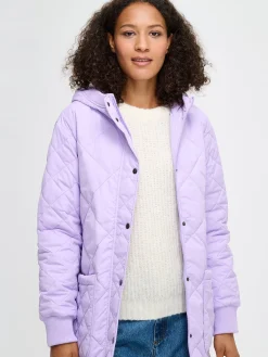 MAXI HOOD tikkitakki - lila