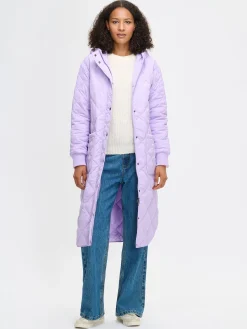 MAXI HOOD tikkitakki - lila