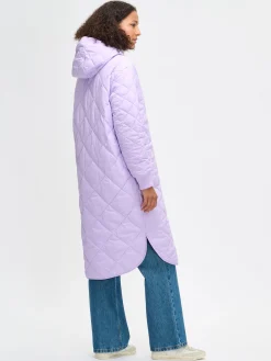 MAXI HOOD tikkitakki - lila