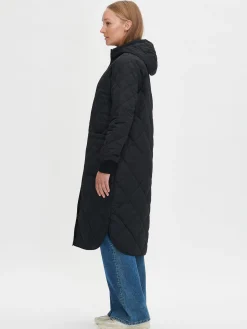 MAXI HOOD tikkitakki - musta