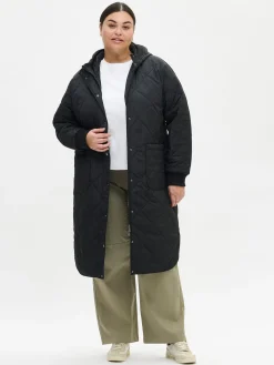 MAXI HOOD tikkitakki - musta