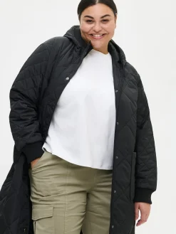 MAXI HOOD tikkitakki - musta