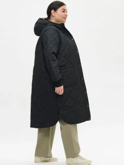 MAXI HOOD tikkitakki - musta