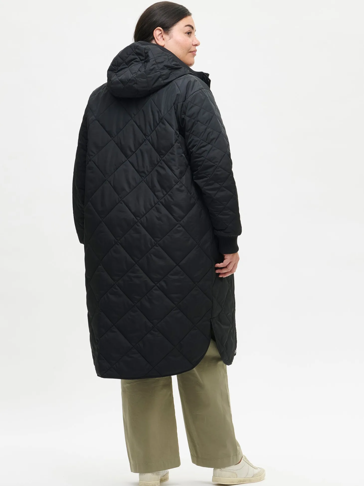 MAXI HOOD tikkitakki - musta