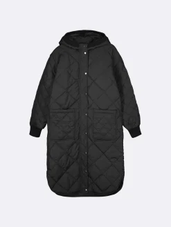 MAXI HOOD tikkitakki - musta