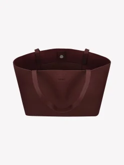 MAXI NARU nahkalaukku - tumma viininpunainen