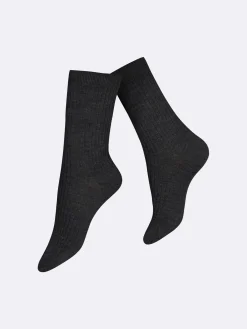 MERINO nilkkasukat - tummanharmaa