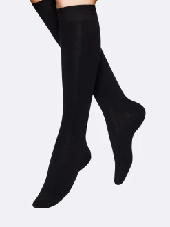 MERINO WOOL polvisukat - musta