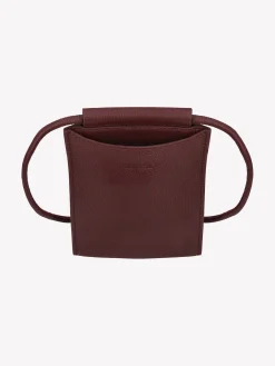 MINI NARU puhelinlaukku - tumma viininpunainen