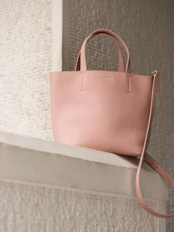 NARU TOTE nahkalaukku - vaaleanpunainen