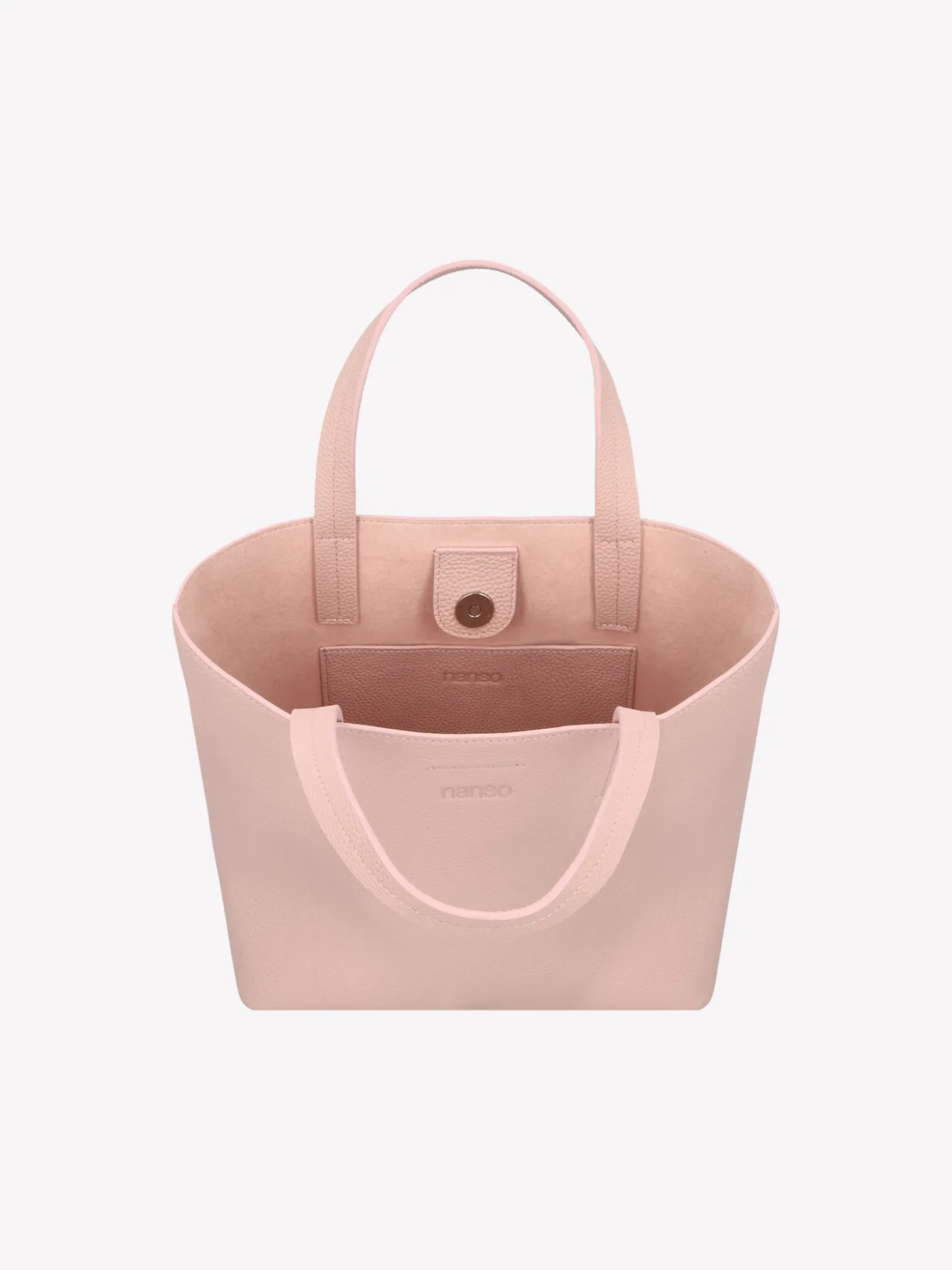 NARU TOTE nahkalaukku - vaaleanpunainen
