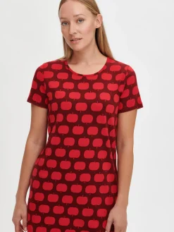 OMPPU lyhyt yöpaita - punainen