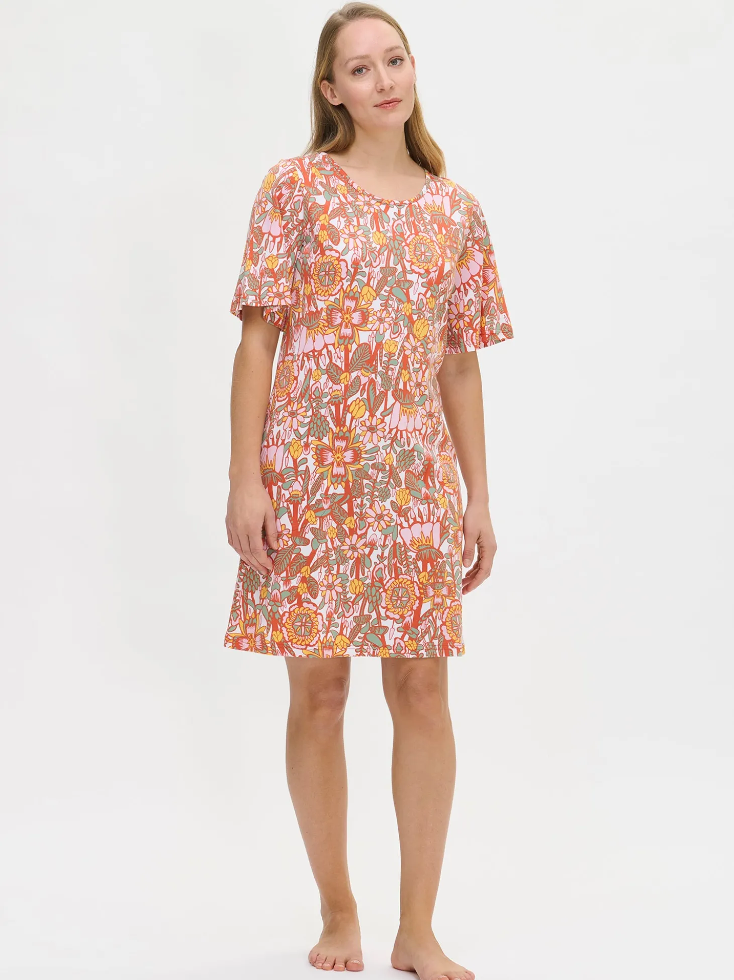 OODI lyhyt yöpaita - monivärinen