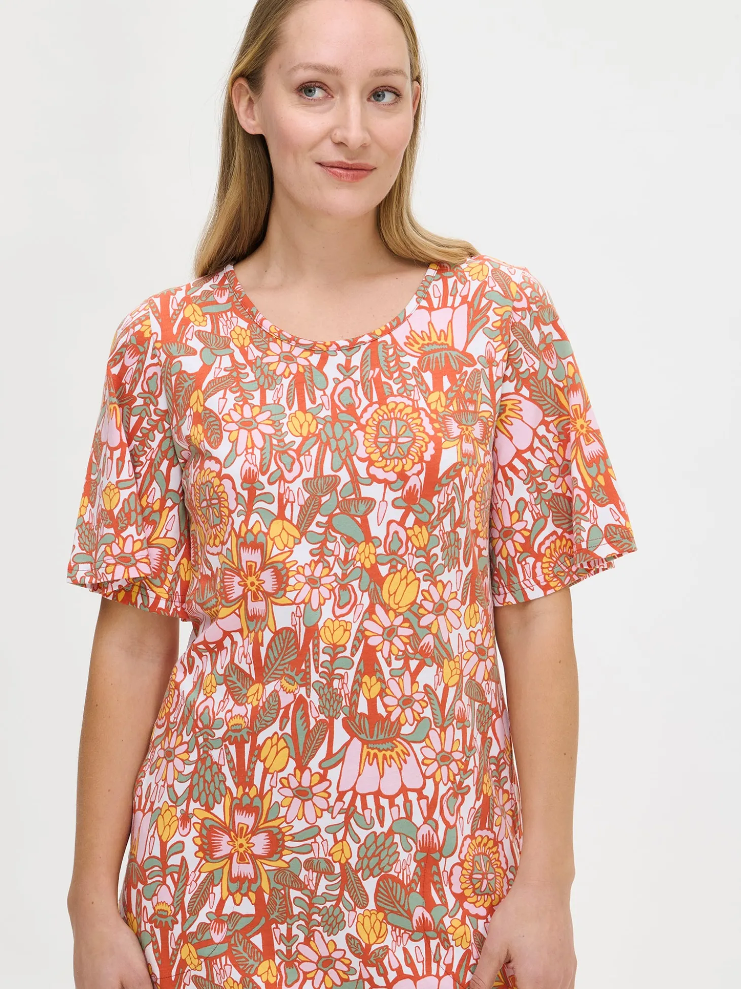 OODI lyhyt yöpaita - monivärinen