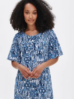 OODI lyhyt yöpaita - sininen