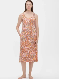 OODI pitkä hihaton yöpaita - monivärinen