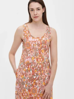 OODI pitkä hihaton yöpaita - monivärinen