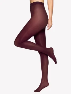 OPAQUE 60 den sukkahousut 2 paria - viininpunainen