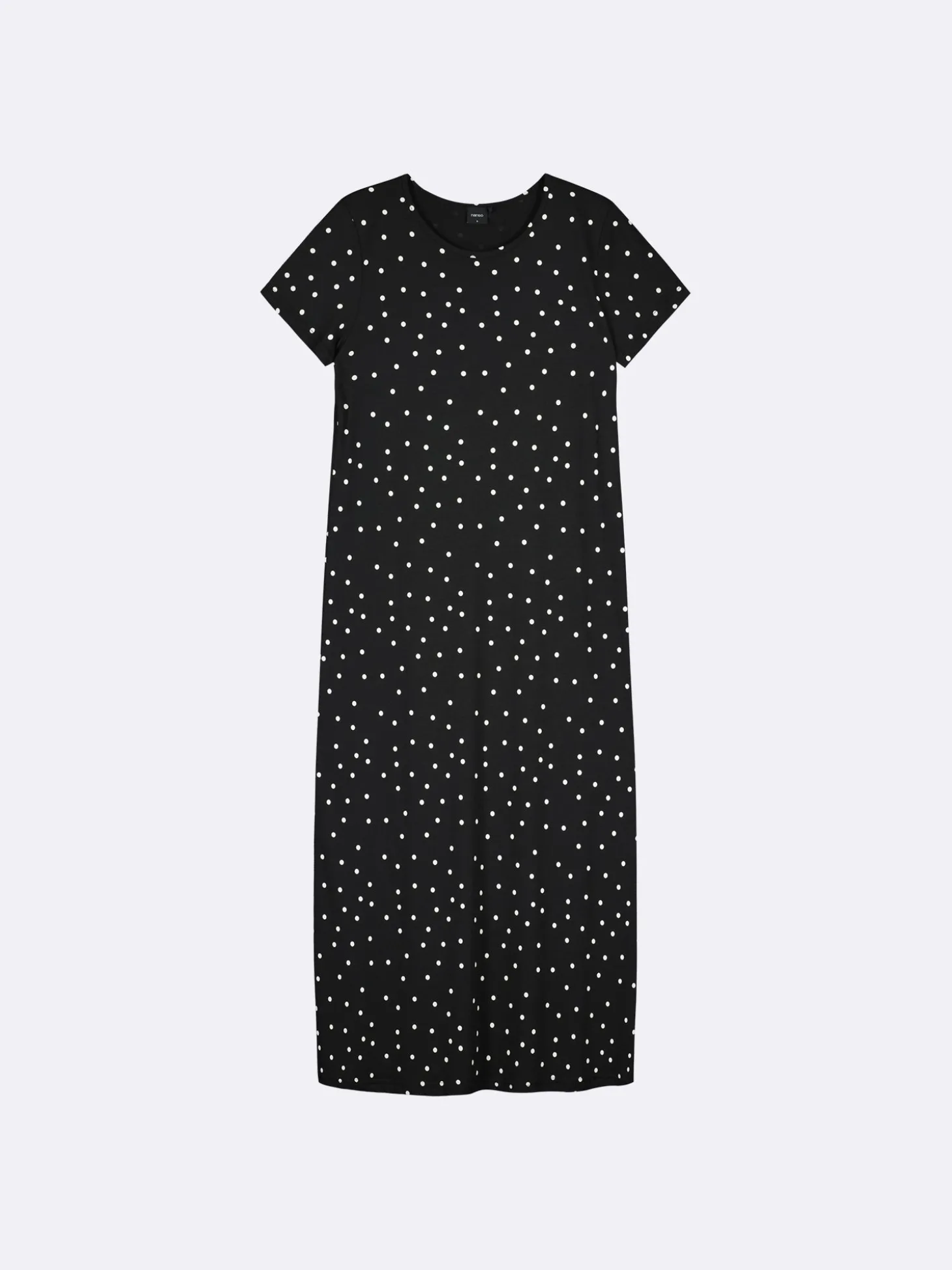 PALLO pitkä yöpaita - musta