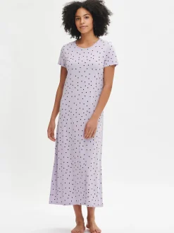 PALLO pitkä yöpaita - violetti