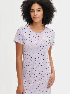 PALLO pitkä yöpaita - violetti