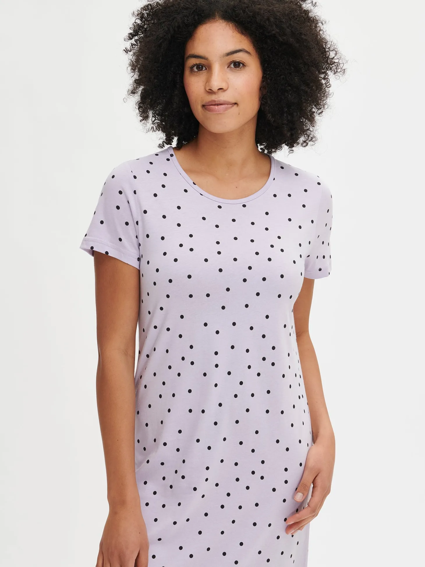 PALLO pitkä yöpaita - violetti