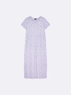 PALLO pitkä yöpaita - violetti