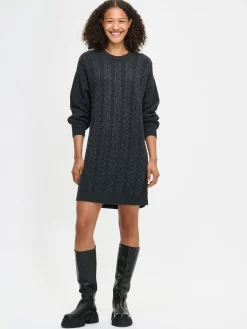 PALMIKKO neulemekko - tummanharmaa