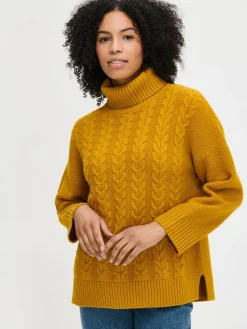 PALMIKKO neulepusero - keltainen