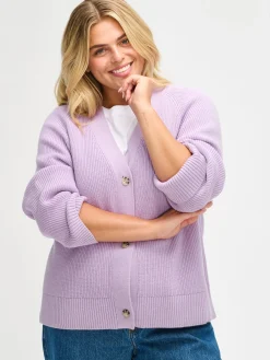 PAMELA neuletakki - lila