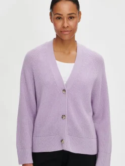 PAMELA neuletakki - lila