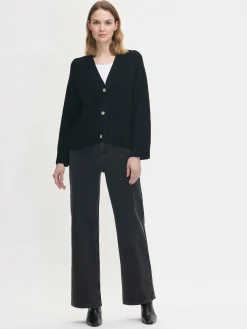 PAMELA neuletakki - musta