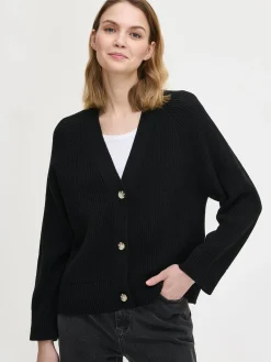 PAMELA neuletakki - musta