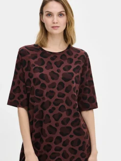 PANTTERI lyhyt yöpaita - ruskea