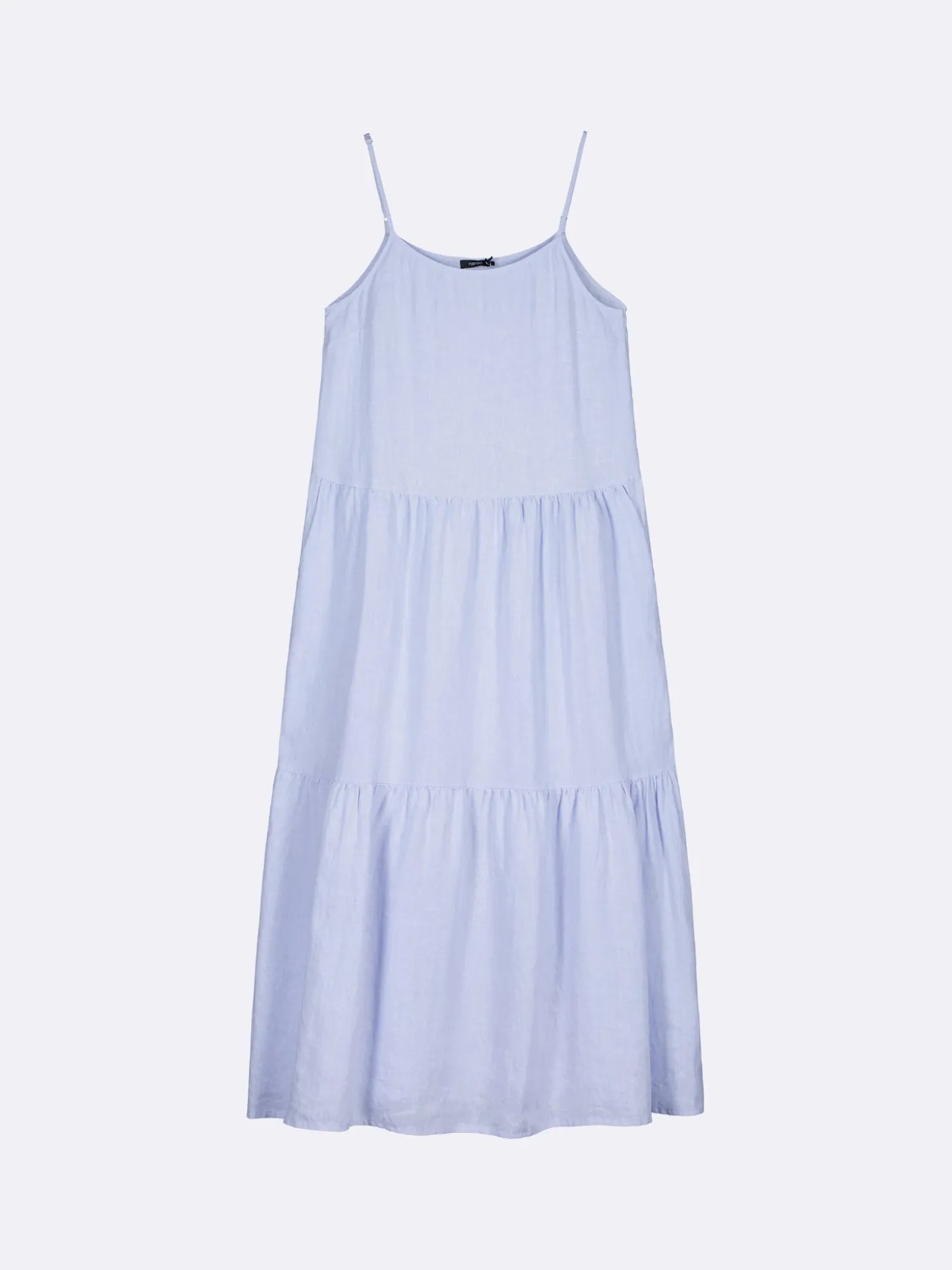 PELLAVA hihaton mekko - vaaleansininen