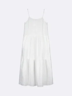 PELLAVA hihaton mekko - valkoinen