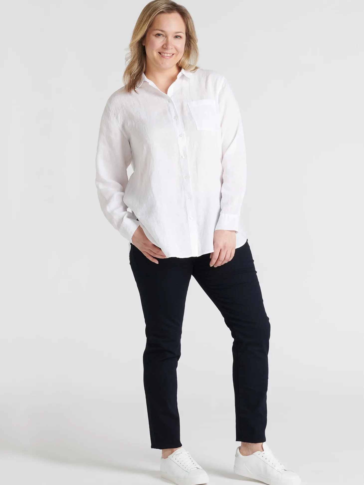 PELLAVA paitapusero - valkoinen