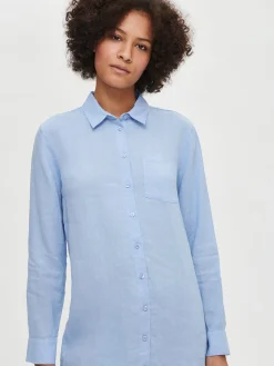 PELLAVA pitkä paitapusero - sininen