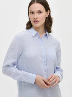 PELLAVA pitkä paitapusero - vaaleansininen