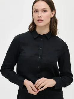 PELLAVA pitkä paitapusero - musta