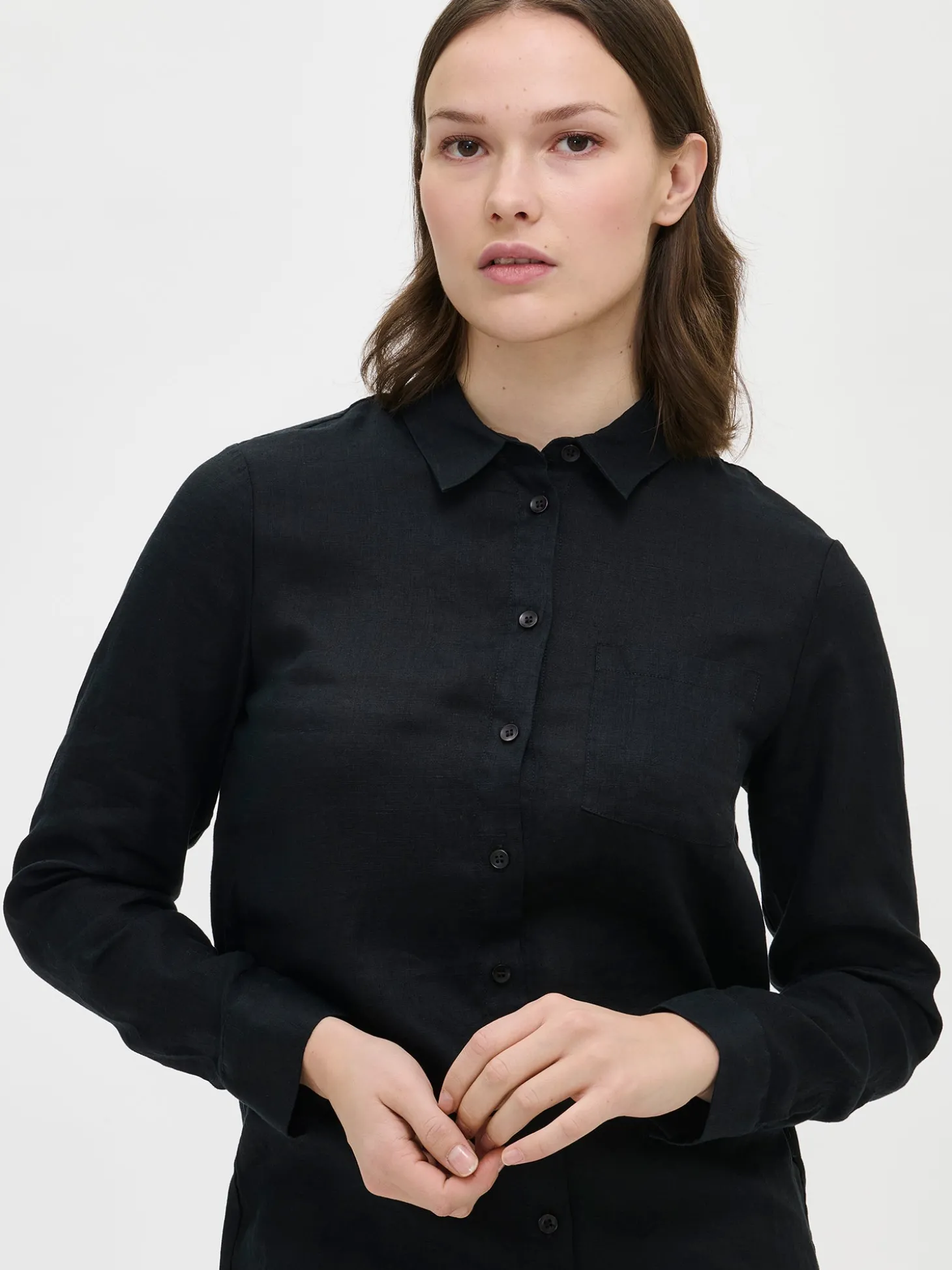 PELLAVA pitkä paitapusero - musta