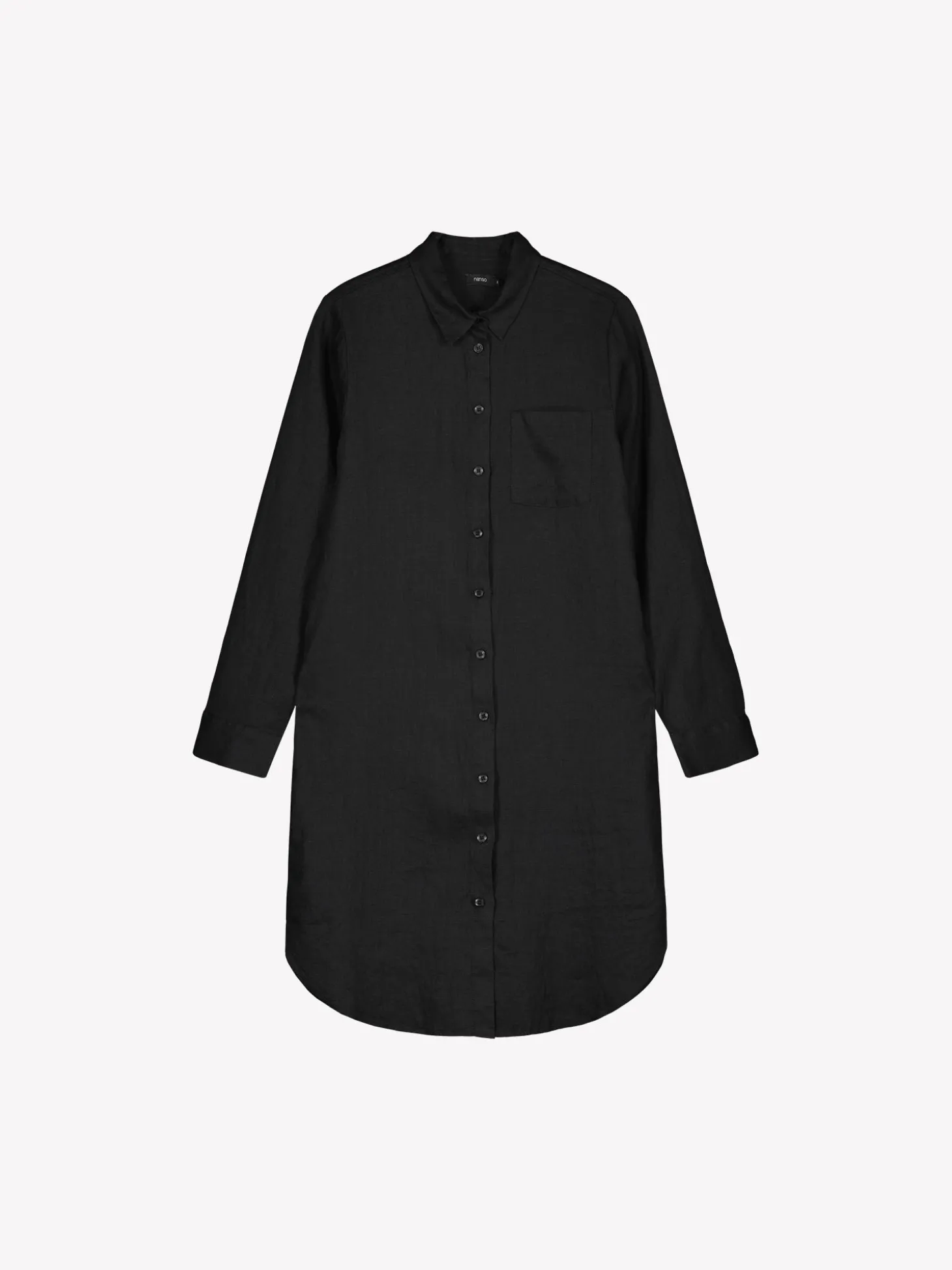 PELLAVA pitkä paitapusero - musta