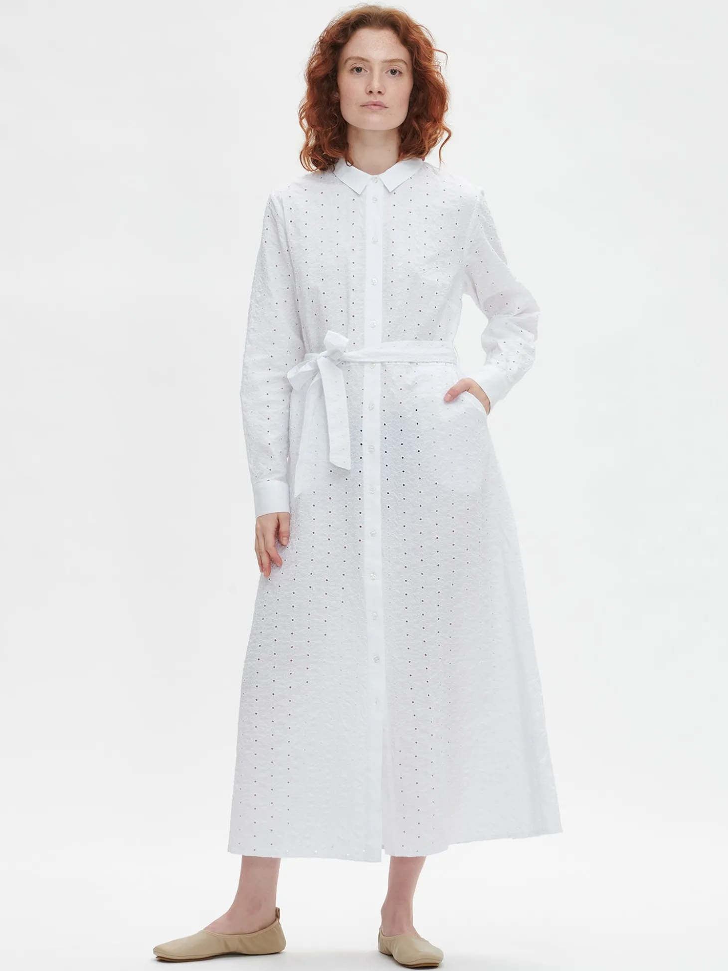 PETRA paitamekko - valkoinen