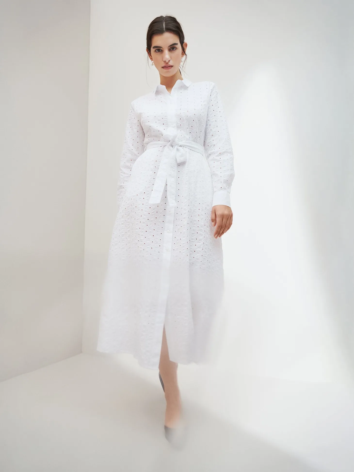 PETRA paitamekko - valkoinen